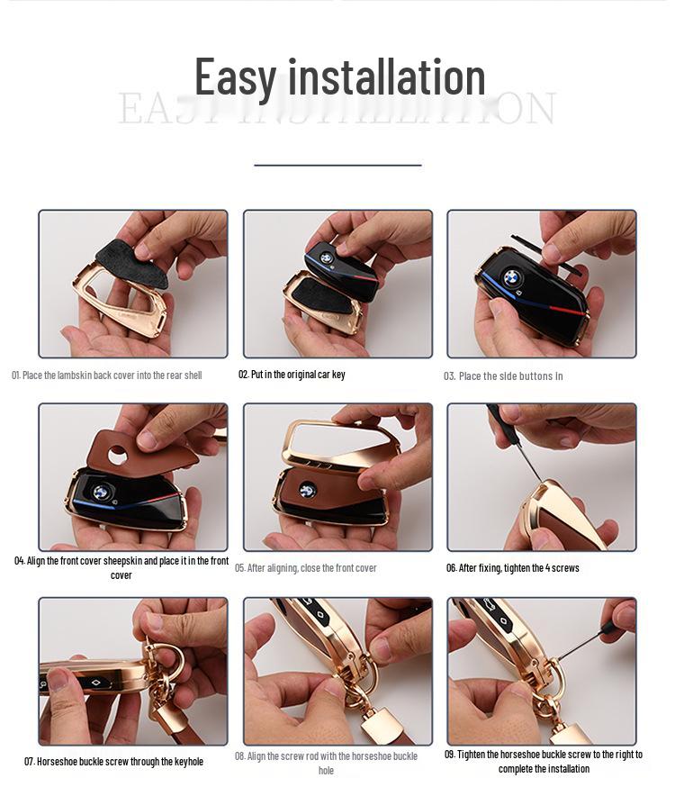 23 New BMW X7 Key Case for 7 Series, iX/i7, 735Li/740Li, XM/X1, X5