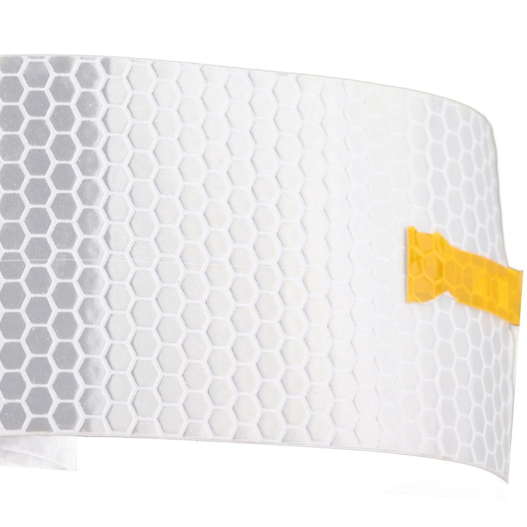 3 Meter * 5cm Car Body Reflective Tape Strip Stickers Safety Warning Decal Trim (White)