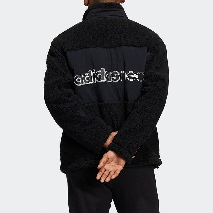 adidas Neo Jackets Unisex Black Stand Collar Moderate Other HG9030