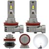 2 szt H9 LED żarówki 12-24V CANBUS CSP Biała, mocna 5000lm Nowość Off-Road