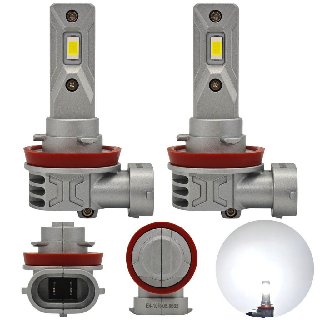 2 szt H9 LED żarówki 12-24V CANBUS CSP Biała, mocna 5000lm Nowość Off-Road