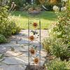 Freestanding Metal Bird Bath Sturdy Bird Bath Feeder Climbing Plant Support  Patio
