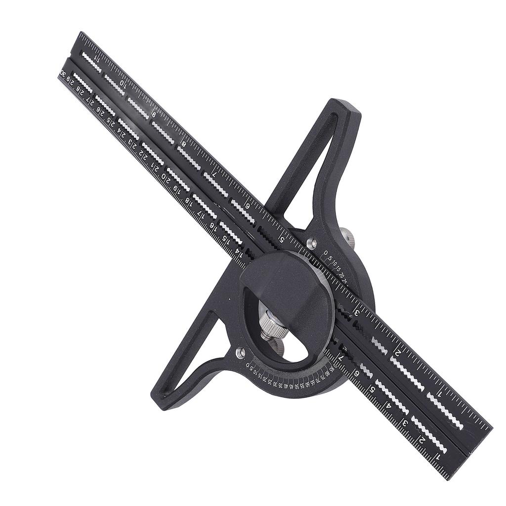 Combination Angle Ruler Multi Function Movable Woodworking Horizontal Universal Vernier Bevel Protra