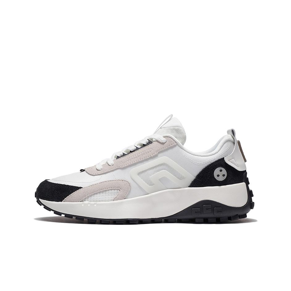 Li Ning CF Yuehua 2.0 Sports Shock Absorbing Wear Resistant Low Top Casual Shoes Men Sneaker Black White AGLS045-2