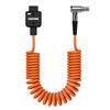 ZGCINE DT LM D TAP to LEMO 2Pin Male Power Cable 60cm Stretchable Length Replacement for Select RED ARRI Sony Camera