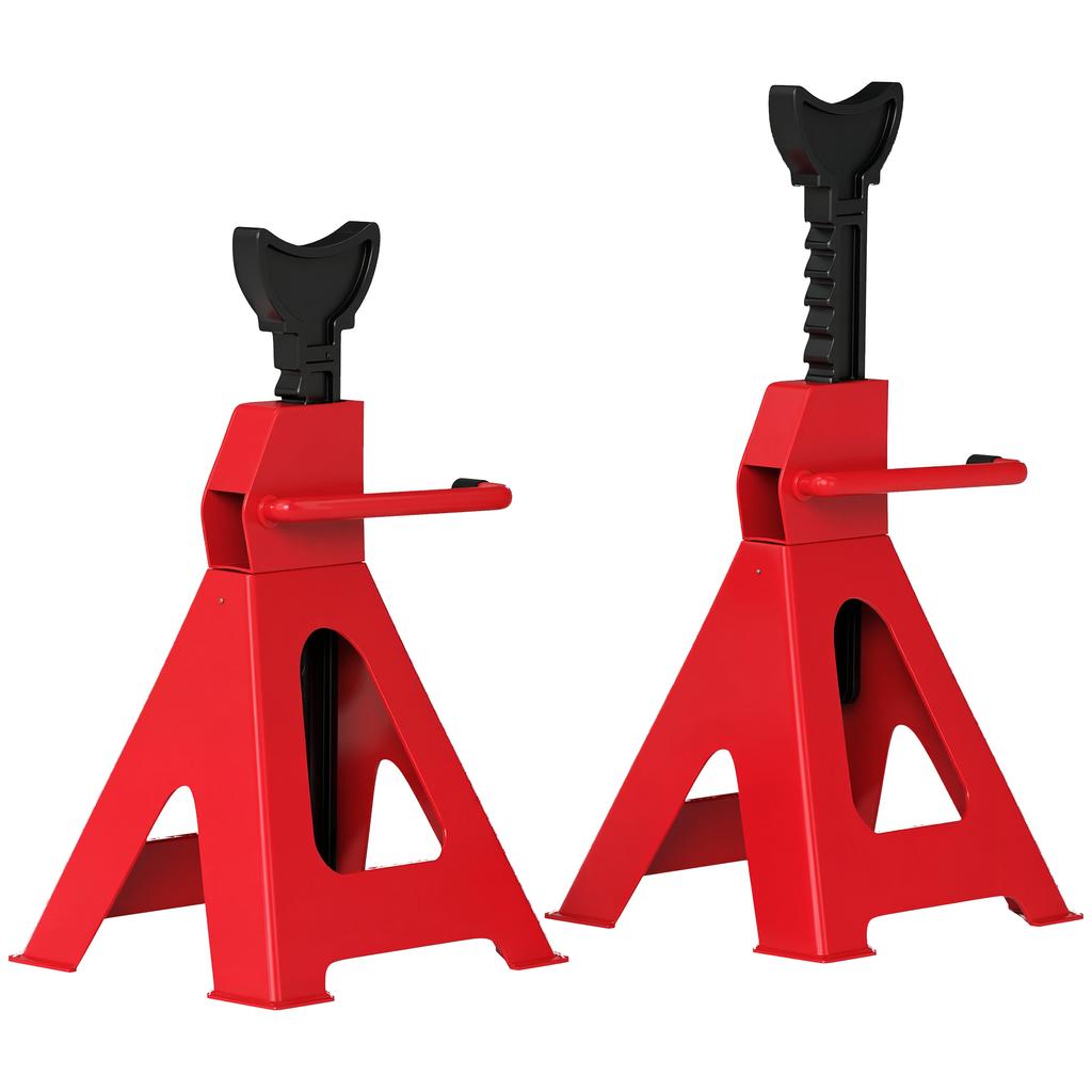 Axle Stands 2 Ton Car Jack Stands Pack of 2, 28-42.5 cm Height Adjustable Support Jack Stand, Heavy Duty Car Lift Tool for Vehicles, Caravans