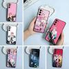 T-Tamon's-S Side Soft Silicone Case for Samsung S25, S24, S21, S22, S23, S30, Ultra, S20, Plus, FE, Lite-Black