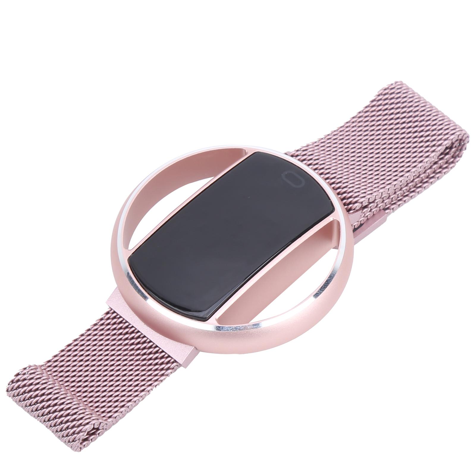 Умный спортивный браслет Водонепроницаемый Фитнес-смарт-часы Bluetooth Мониторинг здоровья Умная лентаРозовый розовый