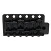 Wilkinson WVC-SB 6-Point Tremolo Bridge Unit with Vintage Steel Saddles and Full Steel Block for USA Vintage StratJapanese Strat Guitars, Black