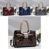 Fashionable Faux Leather Handbag With Chain Strap And Security Lock For Womens Everyday