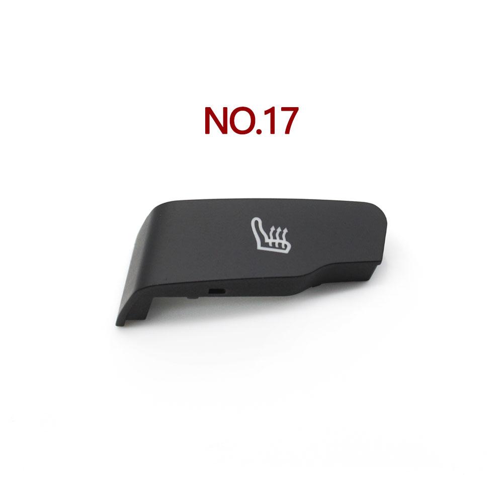 Car Front Central Console Air Vent Temperature Ventilation Adjust AC Button Caps For Porsche Cayenne 7P5 Panamera 970 Macan 95B