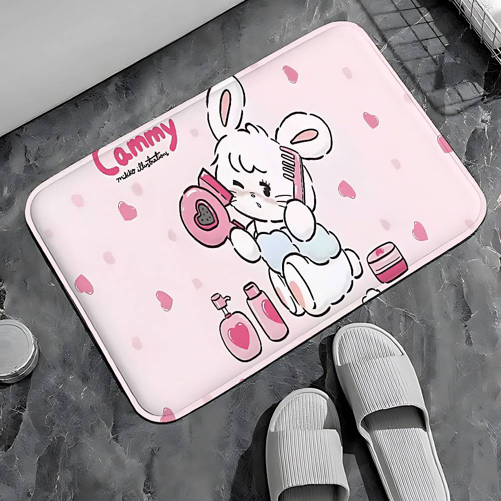 M-Mikkos-Cat Entry Door Floor Mat Festive Decorations Carpet Bathroom Anti-slip Mat Entrance Doormat