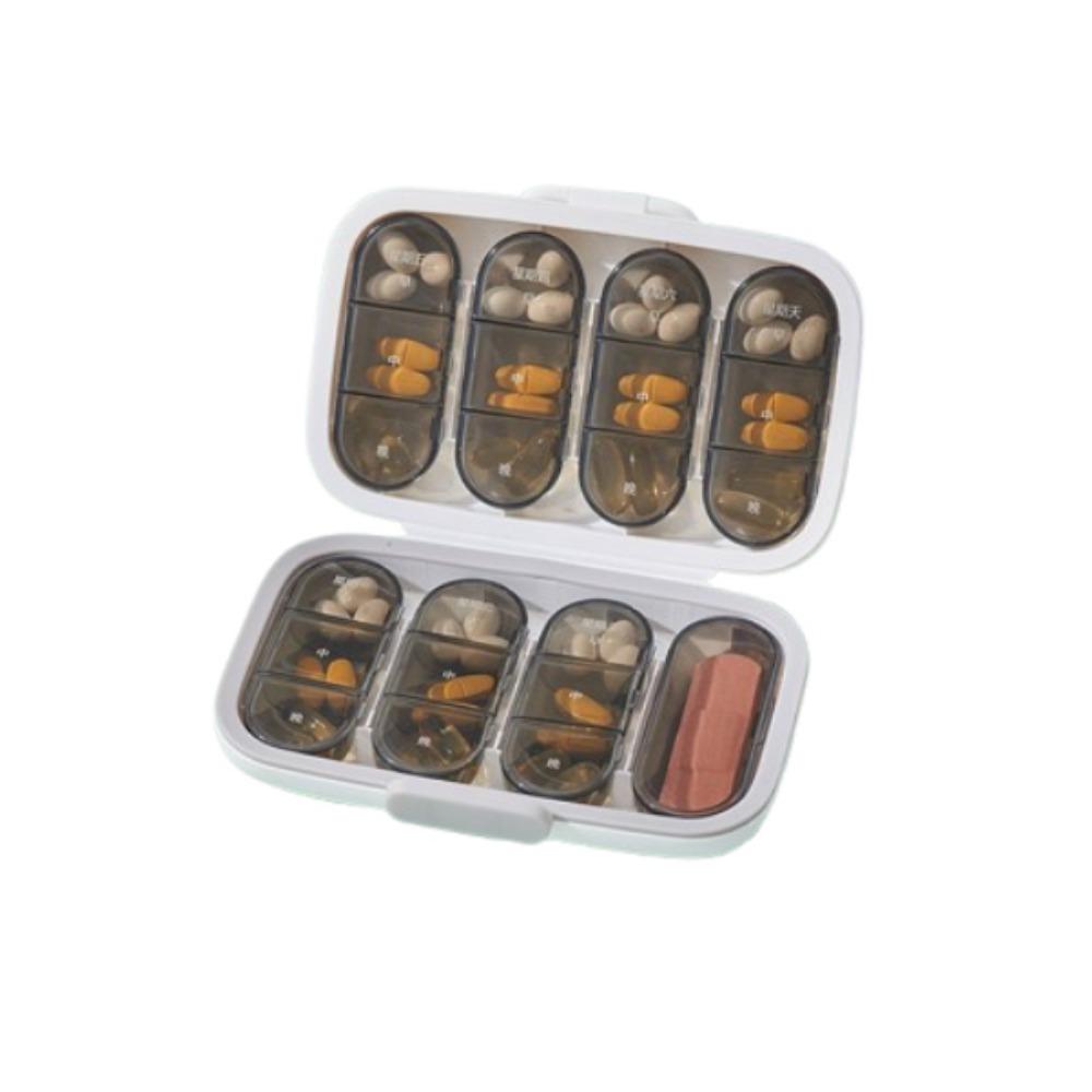 Large Capacity Pill Case 21/22 Grids Medicine Storage Containers Medicine Divider Case  Outdoor
