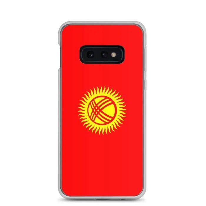 Coque Téléphone - Samsung - Galaxy S23 - Drapeau Kirghizistan - Souple - Multicolore