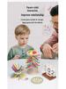 Wooden 3-in-1 Stick Pulling Game: Color Recognition, Parent-Child Interactive, Concentration & Balance Toy.