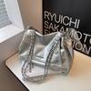 Large-capacity Bag Women's New Simple and Versatile Chain Shoulder Messenger Bag Fashionable Texture Commuter Tote Bag