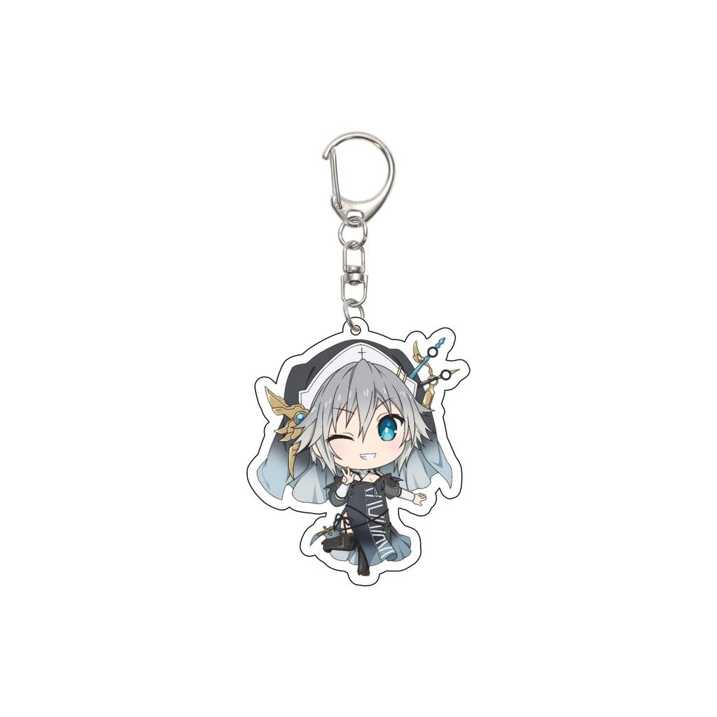 55MM Anime DATE A LIVE Keychain Itsuka Shido/Yatogami Tohka/Yatogami Tenka Key Chain Acrylic Model Plate Christmas Gifts