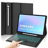 Case for Samsung Galaxy Tab S10 FE Plus 13.1 lnch,Detachable 7-color Backlit Keyboard for Tab S10 FE+13.1" with Pencil Holder