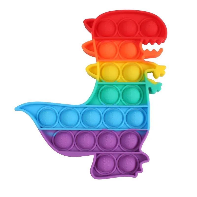 Sensory Toy Rainbow Apple Ice Cream Squeeze Toy Cute Kids Fidget Toy Slow Rising Stress Relief Toy for Autism Anxiety Reliever