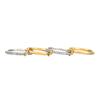 Stainless Steel Waterproof Zircon Three-Layer Stacked Round Ring for Women Non Tarnish Interlocked Rings Set Trend Jewelry Gift