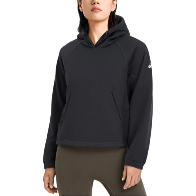 Asics Sports Lifestyle Fleece Hooded Warm Comfortable Long Sleeve Sweatshirt Women Sweatshirt 2032D412-001