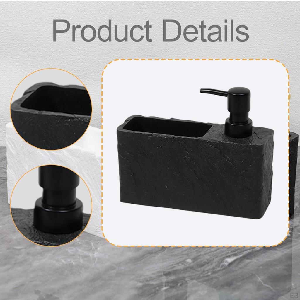 Seifenspenderhalter Einfache Anwendung Platzsparend Geschenke Praktischer Pumpen-Organizer für Schwämme Scheuerschwämme