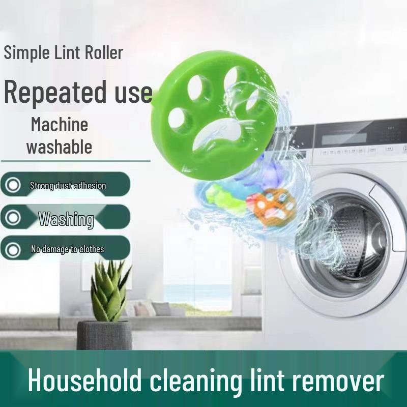 Silikon Katzenpfote Fusselentferner für Waschmaschinen - Tierhaare & Staub Reiniger