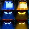 Motorcycle License Plate Screw Light with Demon Eye Shape Rear Taillights