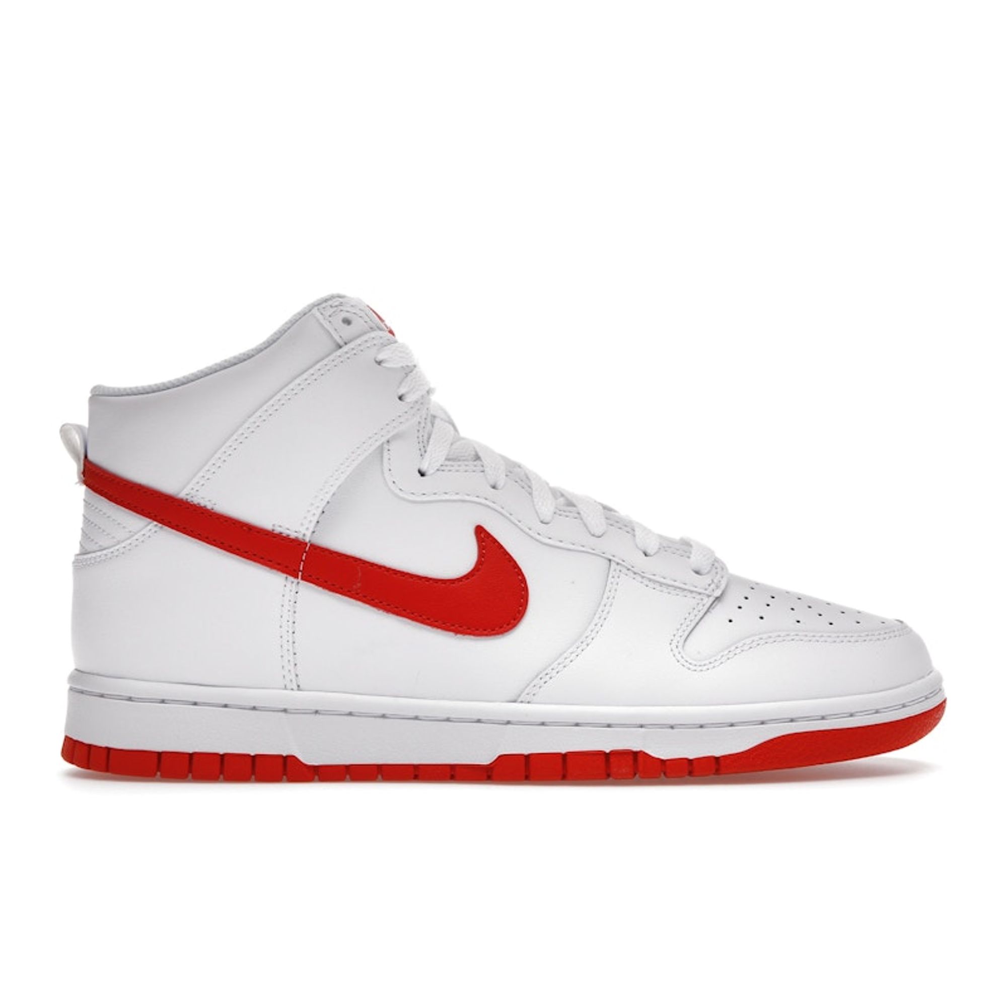 

Червоні чоловічі кросівки Nike Dunk High White Picante DV0828-100 46