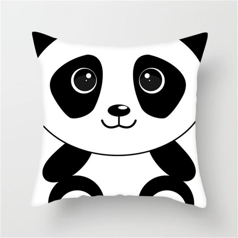 Home Decoration Pillowcase Sofa Bedroom Cute Panda Pillowcase National Treasure Panda Blanket Pillow Pillowcase Aesthetics