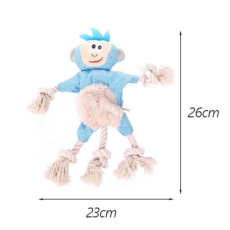 No Stuffed Squeaky Pet Toys for Small Medium Dogs Animals Shape with Knot Puppy Dog Chew Toy Chihuahua Pug juguetes para perro