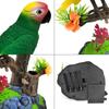 Simulation Electric Birds Toys, Desk Chirping Birds with Pen Holder, Decorative Realistic Pet Bird for School Bedroom Living Room