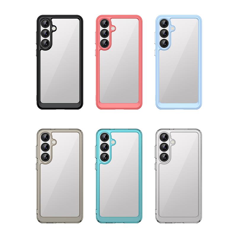 For Samsung Galaxy S25 Case Luxury Silicone Cover Samsung S25 Cover TPU Shockproof Transparent Back Galaxy S25 Plus Ultra Case