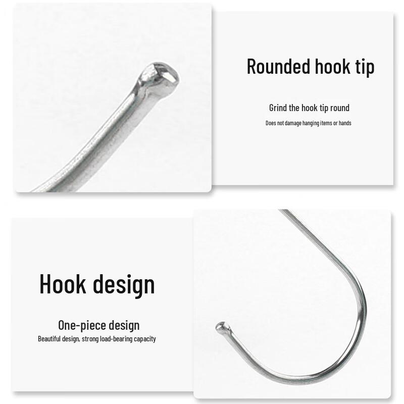 Zhui Shi Stainless Steel S-Hooks (10-pack)