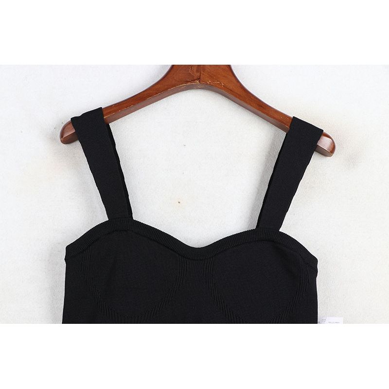 Sunshine House Summer Export French Style Corset Sweet and Desirable Ins Internet Celebrity Silm Shaping Short Top