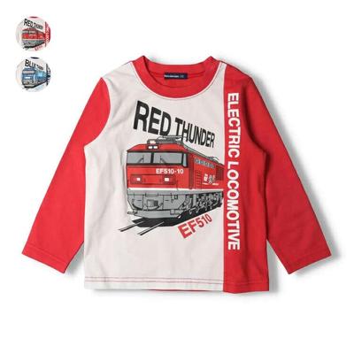 [Children's Clothing] Moujonjon (Moojeongjeong) JR Freight Train Long Sleeve T-Shirt 90cm-130cm F10892
