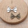 Double Hole Bow Connectors Cute Ribbon Charms For Earring And Bracelet Making