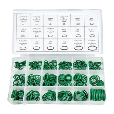 AC O Ring Kit Rubber 270 Pieces Air Conditioning Seal Kit Automotive Replacement Parts for Vacuum Airbrush Conditioner Engine RV