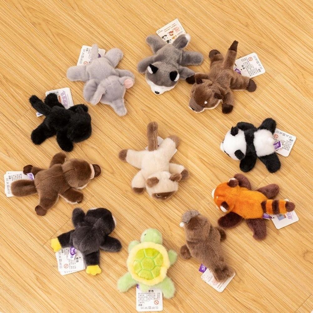 Soft Material Animal Plush Toy Cute Design Desktop Plush Toy Magnetic Plush Dolls  Kid Gift