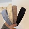 1Pcs Fashion Korean Autumn And Winter Plush Headband Elegant Soft Hair Bands High-Quality Simple Retro For Girl Hair Accessories