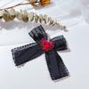 Fashion Fabric Ribbon Bow Brooches For Women Handmade Bowknot Crystal Shirt Collar Pins Luxulry Wedding Jewelry Gifts