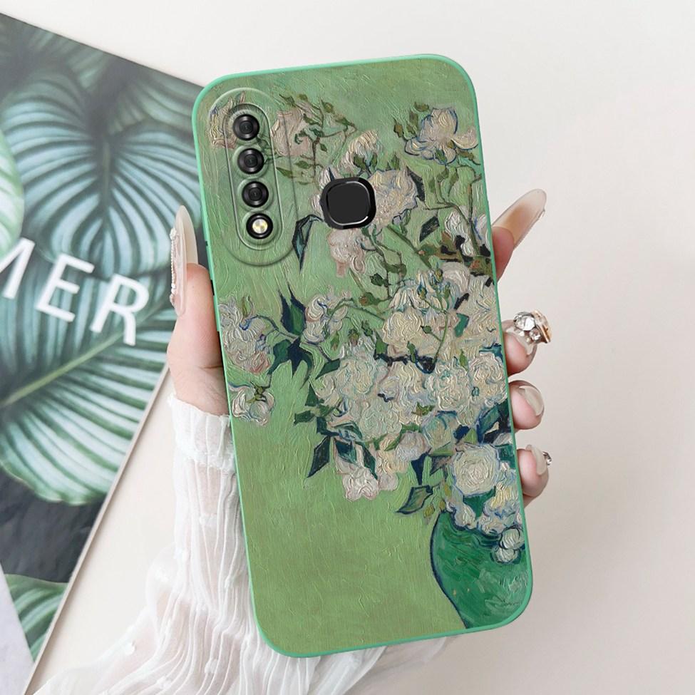 

For Infinix S4 Cover Case Luxury Cute Cat Printing Pattern Casing For Infinix Smart 3 Plus X627V Back Cover S4 X626 X610B X626B Infinix S4
