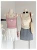 Chic Sweet & Spicy Backless Slimming Camisole with Chest Pads - Women's Versatile Yoga & Fitness Top