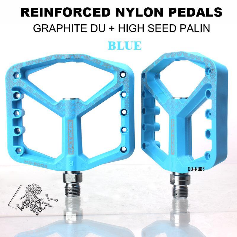 RACEWORK Nylon Brede Platform Fietspedalen voor Mountain- & Racefietsen