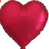 Heart-Shaped Metallic Balloon & Star Foil Balloon Set, 18-inch Birthday Party Decor