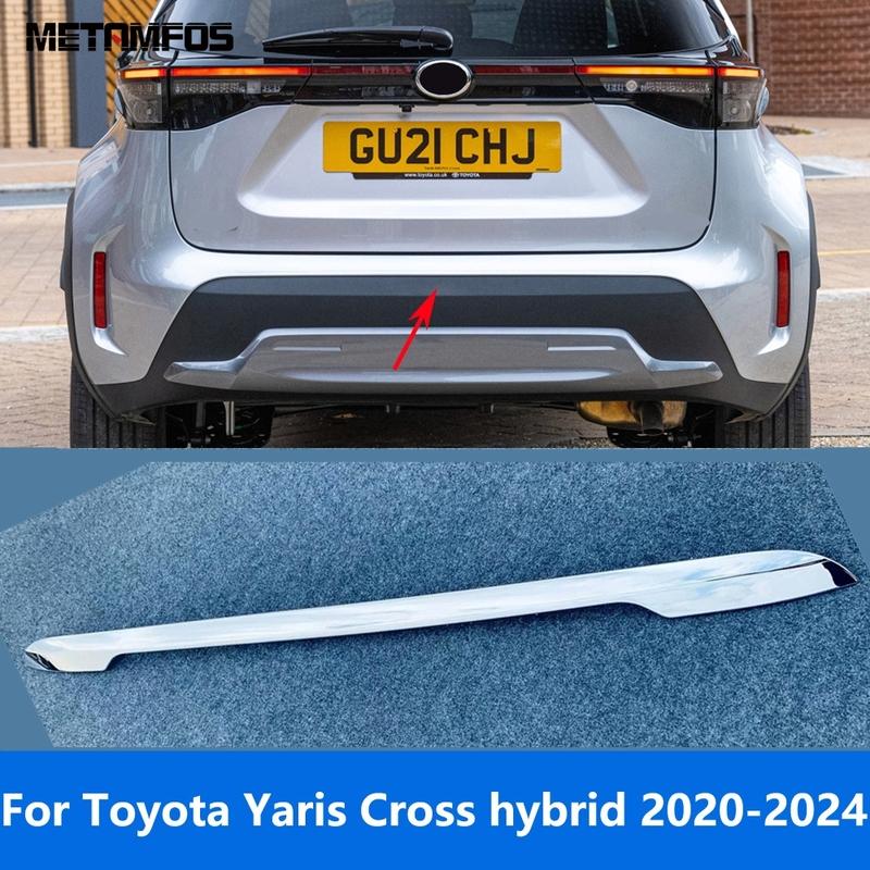 

For Toyota Yaris Cross hybrid - 2024 Chrome Rear Trunk Lid Tailgate Door Boot Trim Door Handle Strip Accessories