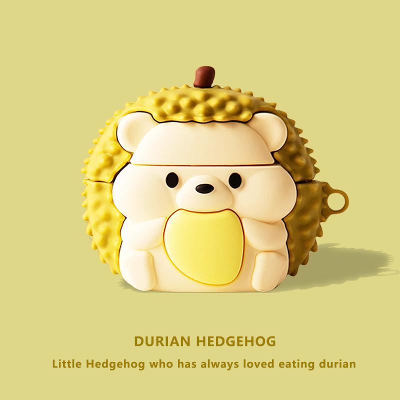 For Huawei FreeBuds SE4 ANC Cartoon Cute Orca Durian Hedgehog Silicone Earphone Case Shockproof Cover Protective Sleeve Funda