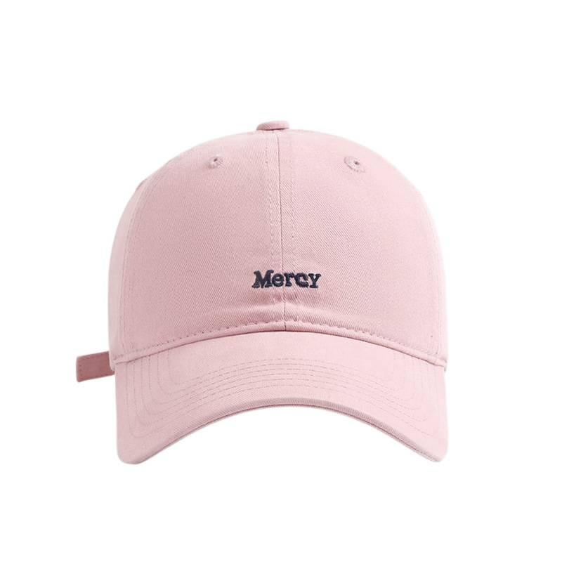 Embroidered Letter Baseball Cap With Wide Brim For Summer Sun Protection