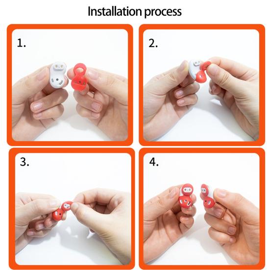 Eartips Cushions Full Wrap Stable Replacement