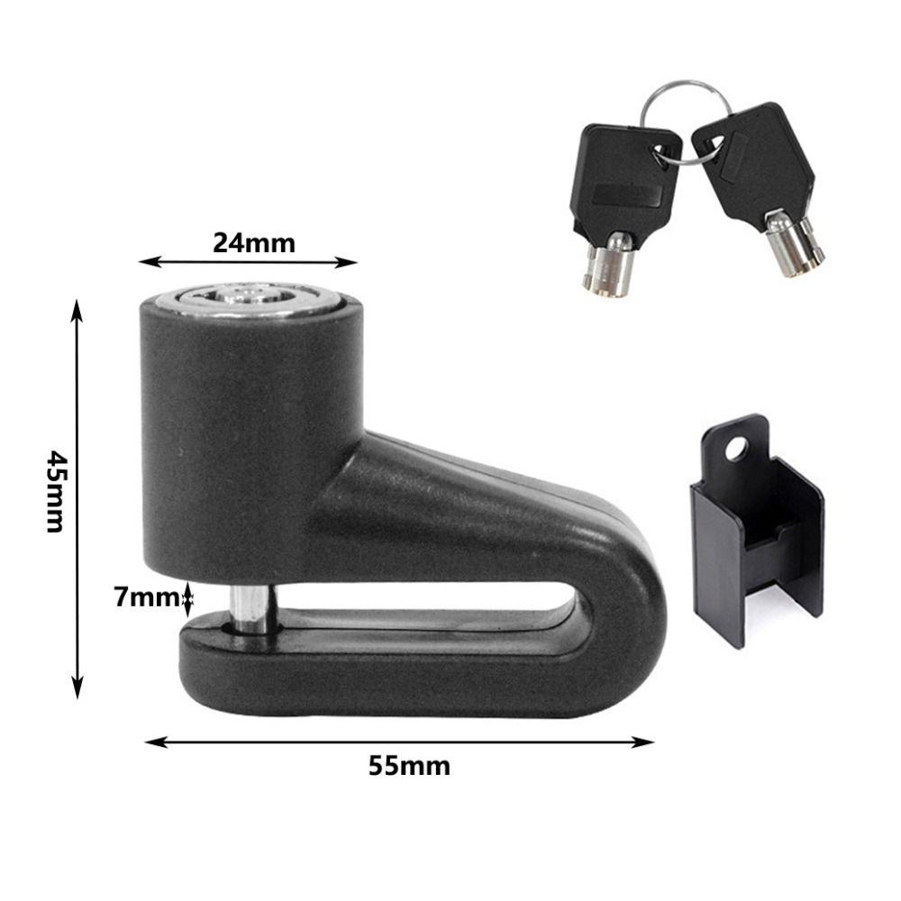 Mini Size Bicycle Disc Brake Lock Steel Wire Anti Theft Lock Portable Bike Lock  Bicycle